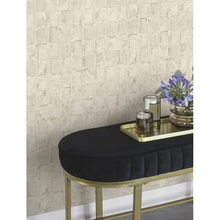 Rasch|Papier peint textile lin épais beige|Rustique
