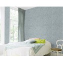 Rasch|Papier peint effet lin épais bleu|Rustique