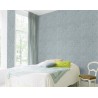 Rasch|Wallpaper thick blue linen effect|Rustic