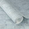 Rasch|Wallpaper thick blue linen effect|Rustic