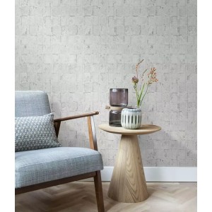 Marburg|Textiltapete Fischgrat Weiß und Beige|Textilimitation 2