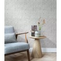 Rasch|Wallpaper thick gray linen textile effect|Rustic