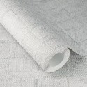 Rasch|Wallpaper thick gray linen textile effect|Rustic