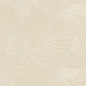 Rasch|Papel pintado floral hojas grandes 3D beige|Papel Pintado