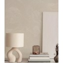 Rasch|Papel pintado floral hojas grandes 3D beige|Papel Pintado