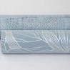 Papel pintado floral hojas grandes azul ideal baño - Rasch Deco Style 314915
