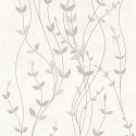 Papel pintado ramas de plantas trepadoras beige - Rasch Deco Style 416022