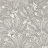 Rasch|Wallpaper floral fan-shaped gray leaves|Wallpaper