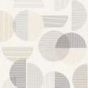 Papel pintado geométrico círculos ideal habitacion juvenil - Rasch Deco Style 735956