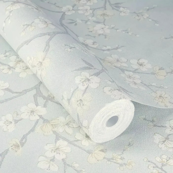 Rasch|Wallpaper pastel tones cherry blossom floral|Japanese Flowers