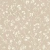 Rasch|Tapete Blumen beige Leinenoptik|Blumen