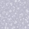 Rasch|Papel pintado flores pequeñas gris, efecto lino|Floral