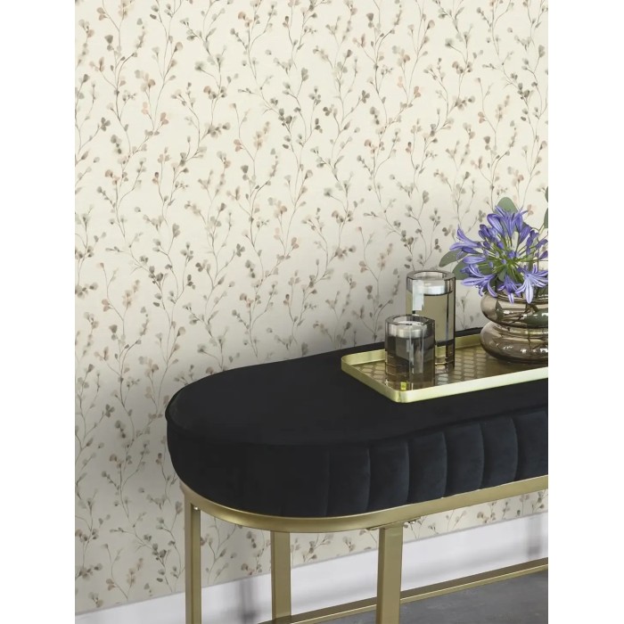 Rasch|Wallpaper small watercolor white flowers|Wallpaper