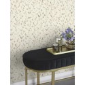 Rasch|Papier peint petites fleurs aquarelle blanc|Papier Peint