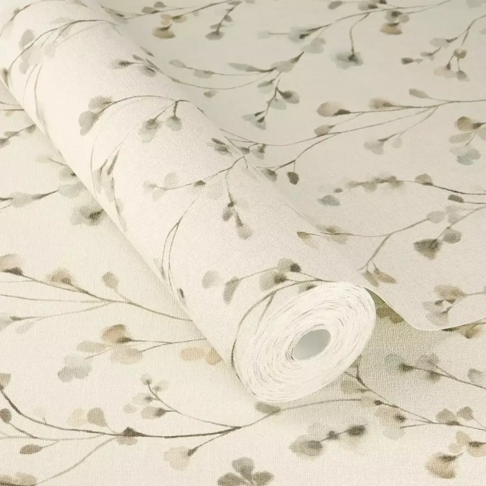 Rasch|Papier peint petites fleurs aquarelle blanc|Papier Peint