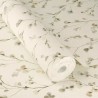 Papel pintado flores pequeñas de acuarela blanco - Rasch Country Charme 486131