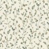 Rasch|Papier peint petites fleurs blanc vert aquarelle|Papier Peint