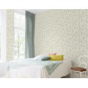 Rasch|Wallpaper small white green watercolor flowers|Wallpaper