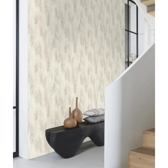 Rasch|Papier peint fleuri abstrait tons gris|Papier Peint