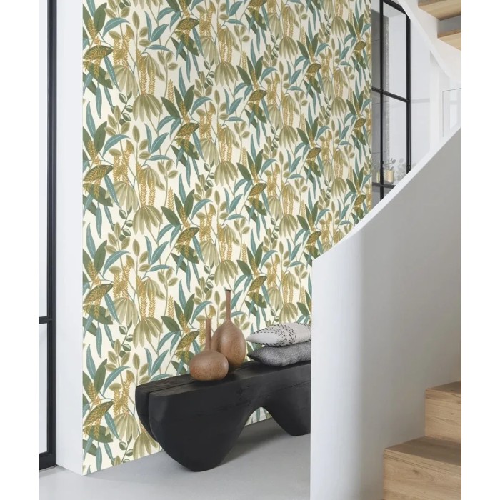 Rasch|Wallpaper cheerful watercolor-effect floral|Wallpaper