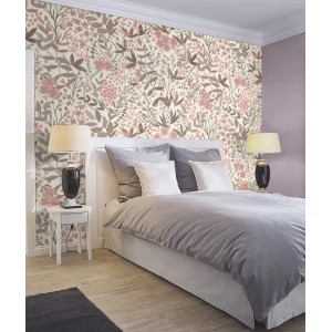 Papeldecor|Papier peint floral feuilles cannabis vert|Floral 2