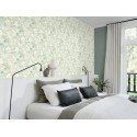 Rasch|Wallpaper floral green artistic brushstrokes|Wallpaper