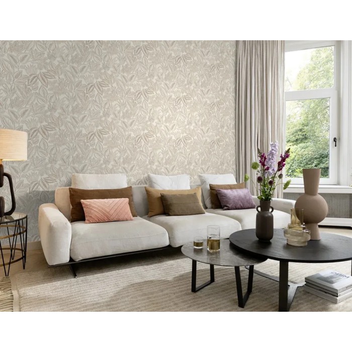 Papel pintado estampado flores estilo boho - Rasch Country Charme 692419