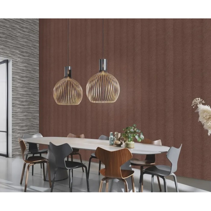 Rasch|Tapete Wohnzimmer Muster Ähren braun|Tapeten