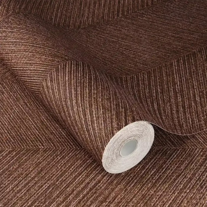 Rasch|Papier peint salon motif épi brun|Papier Peint