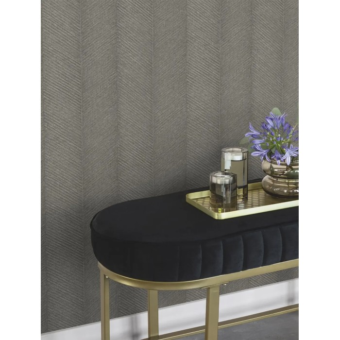 Rasch|Papier peint épi gris pour salon moderne|Papier Peint