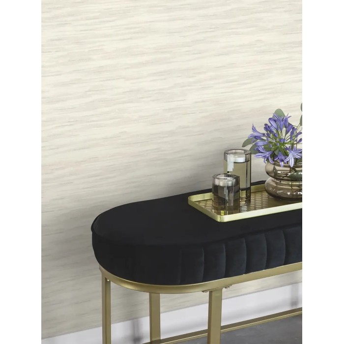 Papel pintado escandinavo fibras naturales blanco - Rasch Amara 720457