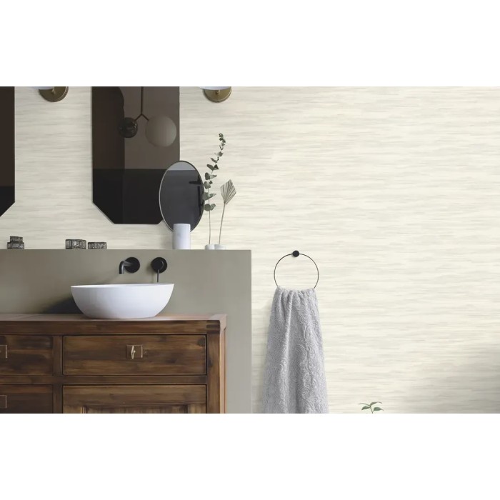 Rasch|Papier peint scandinave fibres naturelles blanc|Papier Peint