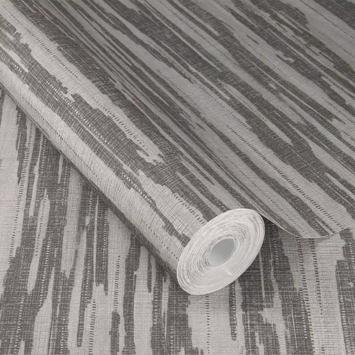 Rasch|Papier peint moderne fibres naturelles gris|Papier Peint