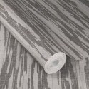 Rasch|Papel pintado moderno fibras naturales gris|Papel Pintado
