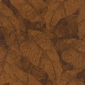 As Creation|Wallpaper tropical with green and beige palm trees and bananas|Wallpaper