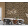 Rasch|Wallpaper tropical brown leaves|Wallpaper
