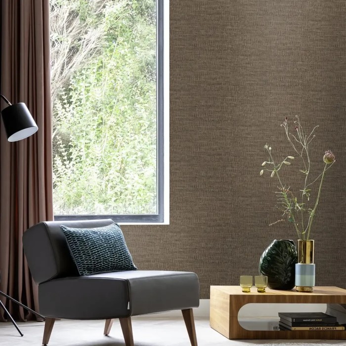 Rasch|Wallpaper dark brown tree bark effect|Rustic
