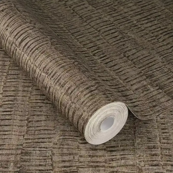 Rasch|Papel pintado efecto corteza árbol marrón oscuro|Rústico