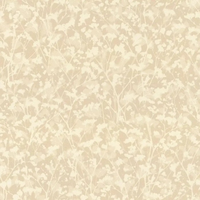 Papel pintado discreto flores beige - Rasch Amara 720747