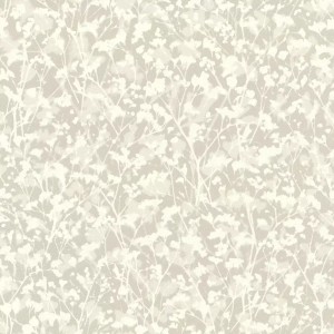 Rasch|Papier peint fleuri moderne discret blanc|Papier Peint