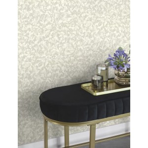 Rasch|Papier peint fleuri moderne discret blanc|Papier Peint 2