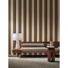 Casamance|Tapete moderne braune Premium-Streifen|Streifen