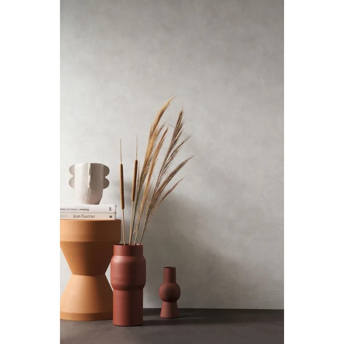 Casamance|Papier peint stuqué gris clair peinture à la chaux|Papier Peint