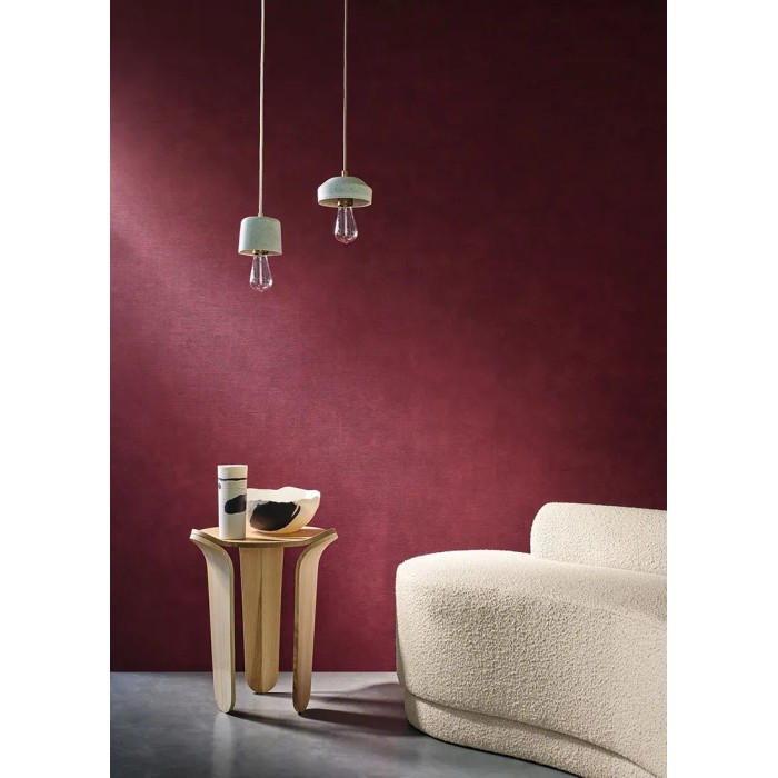 Casamance|Papier peint stuc violet effet chaux|Imitation Stuc