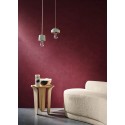 Casamance|Papier peint stuc violet effet chaux|Imitation Stuc