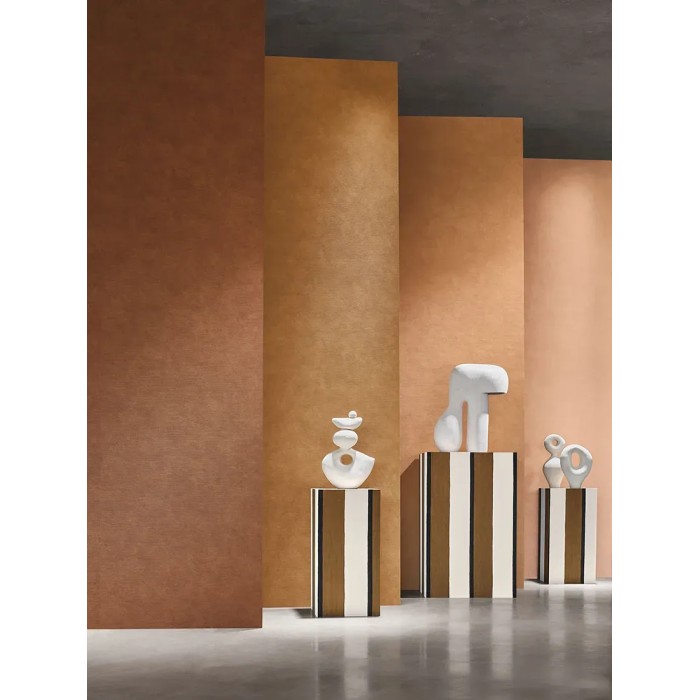 Casamance|Stucktapete kirschrot Kalkfarbe|Stuckimitat
