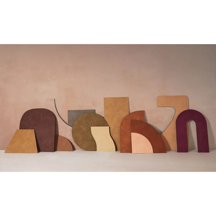 Casamance|Papier peint stuc beige nacré effet chaux|Papier Peint