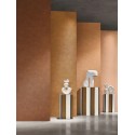 Casamance|Papier peint stuc brun effet chaux|Papier Peint