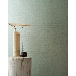 Casamance|Wallpaper mosaic ceramic tile blue|High-End 2