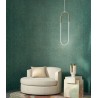 Casamance|Wallpaper ceramic tile green|High-End